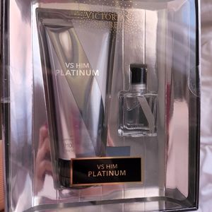 Victoria's Secret platinum perfume and lotion gift set